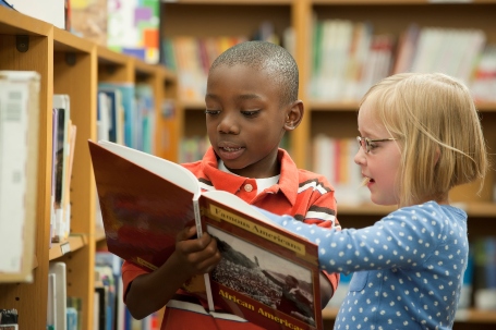 Students in Library
